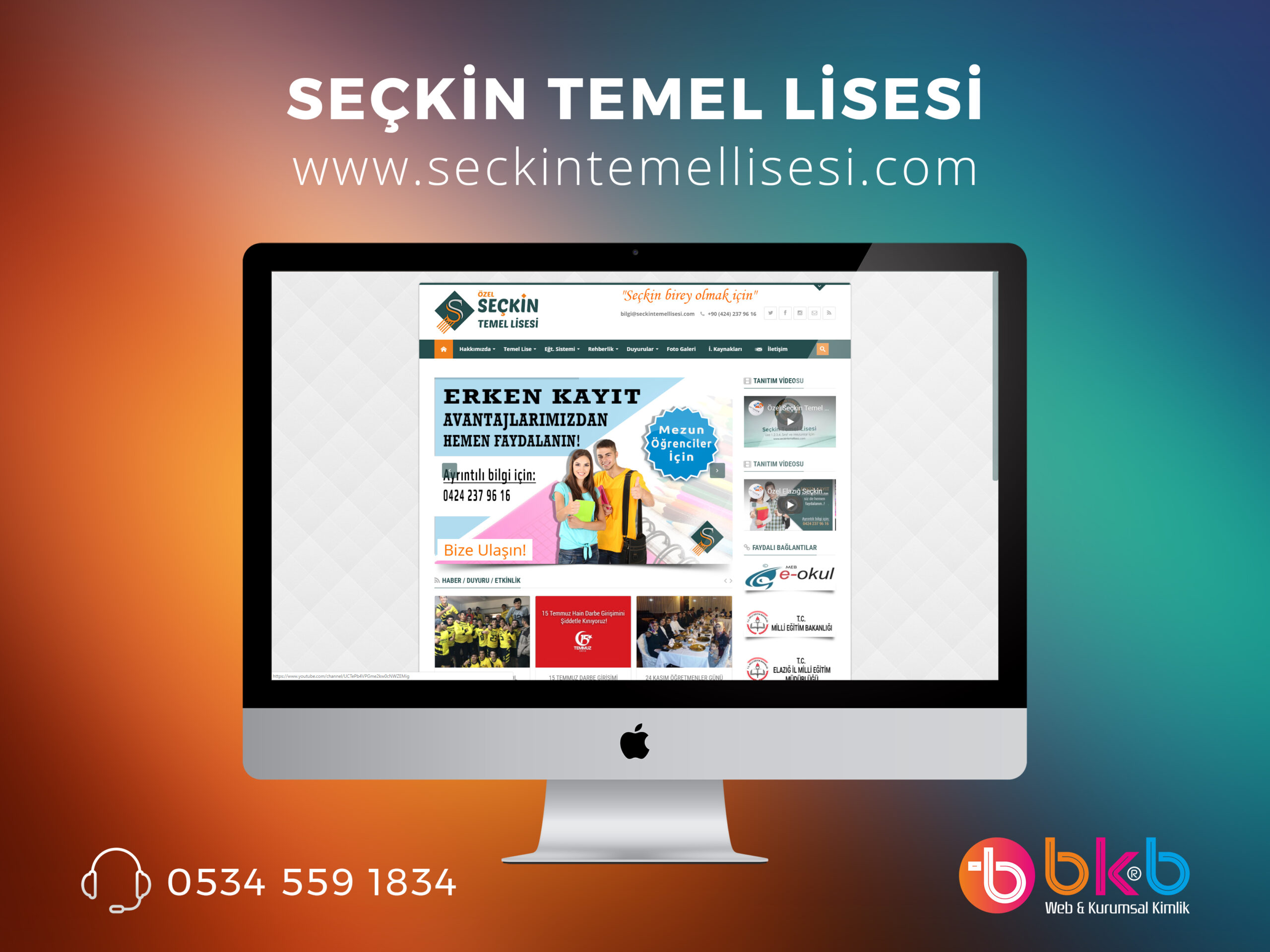 BKB TASARIM olarak, Türkiye çapında profesyonel kurumsal web tasarım, logo & afiş tasarım ve kurumsal kimlik tasarımı hizmetleri sunmaktayız.